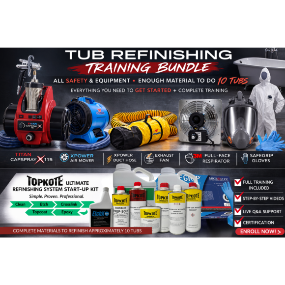 Tub Refinishing Training Bundle