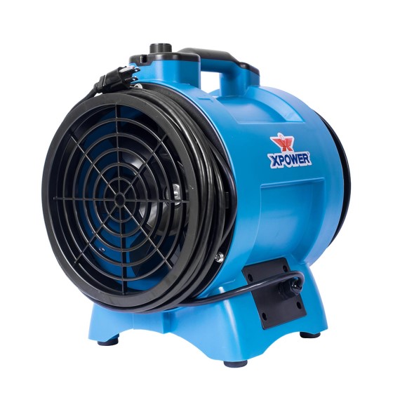 XPOWER Variable Speed 8" and 12” Diameter Confined Space Ventilator Fan